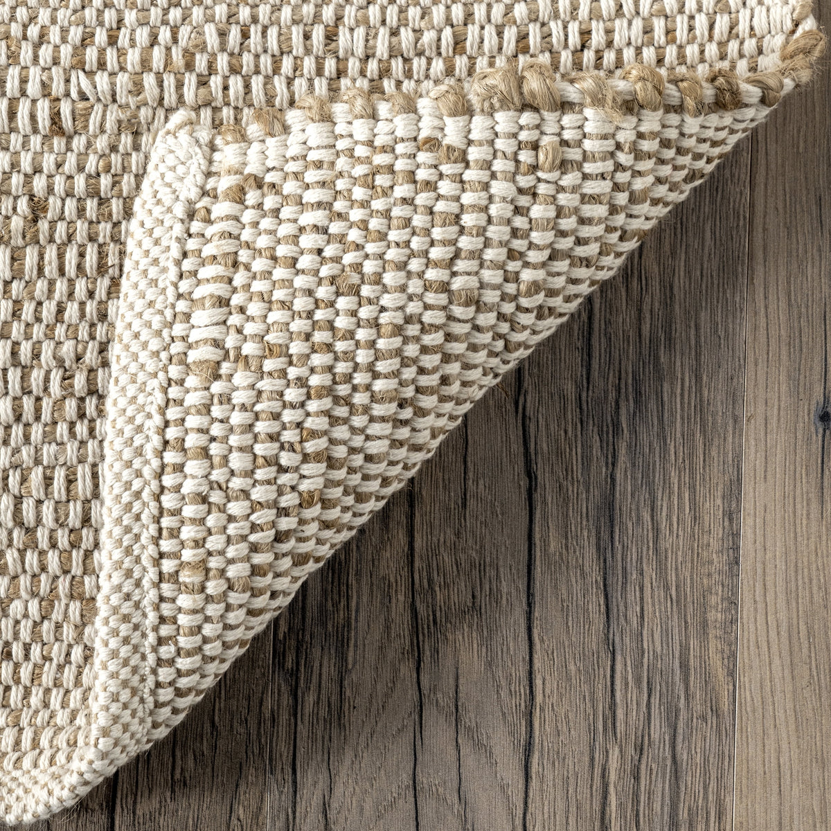 Jute Blend Area Rug, 6' x 9', Natural X481