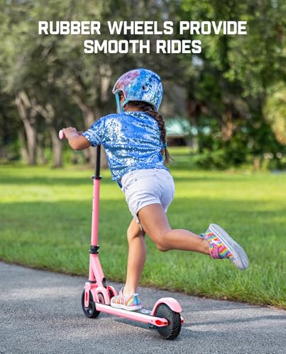Electric Scooter for Kids 8-12, Adjustable Handlebar, 132 lbs, 40 mins, 5 Miles Range Y278817