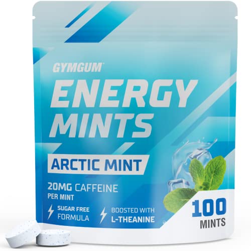 Caffeine L-theanine B Vitamins Sugar Free Energy Mints 100 Count A556900