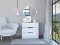Modern 3-Drawer Dresser White S693410
