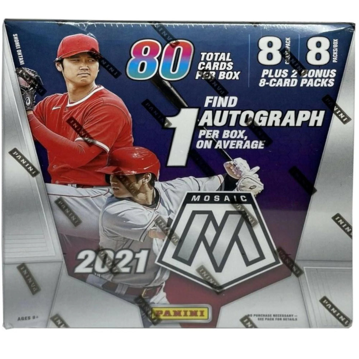 2021 Mosaic Baseball Trading Card MEGA Box 12 Packs B3279