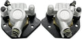 Front Left Right Brake Calipers & Pads for Kawasaki Bayou 300 2x4 KLF300-B 1988-2004 L70961