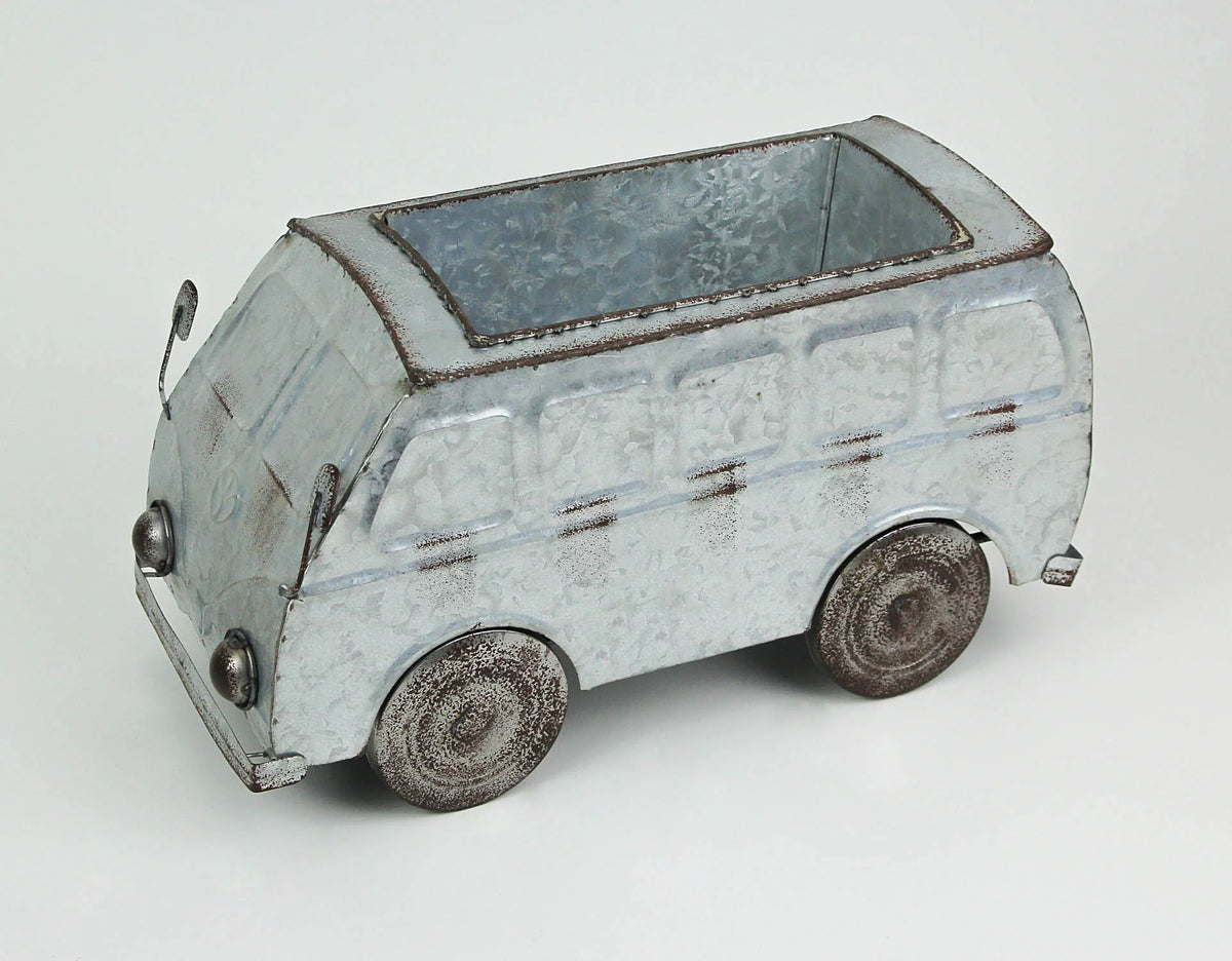 Metal Surfer Van Outdoor Planter P1544