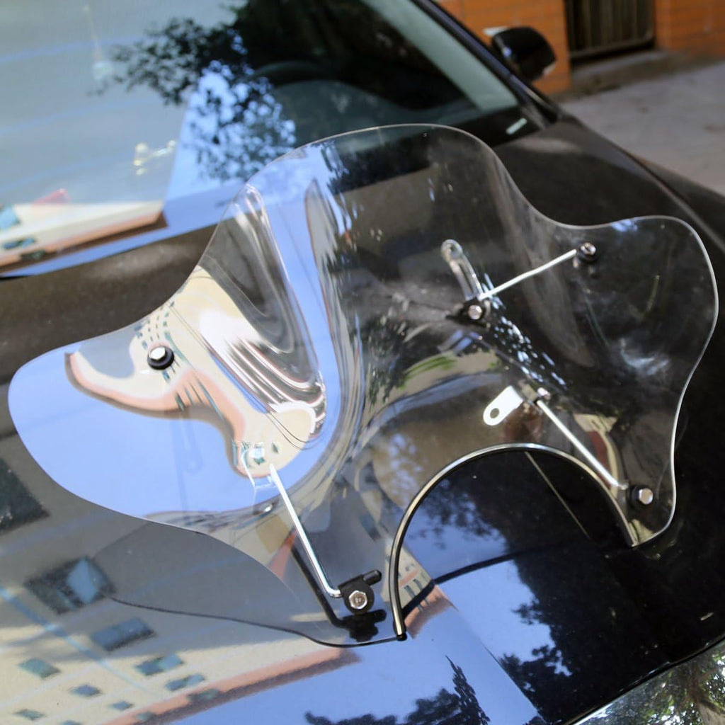 Clear Windscreen Windshields for Street Bike, Pack of 2 S328