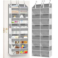 Light Grey 5-Tier Over The Door Hanging Storage Organizer Q90171