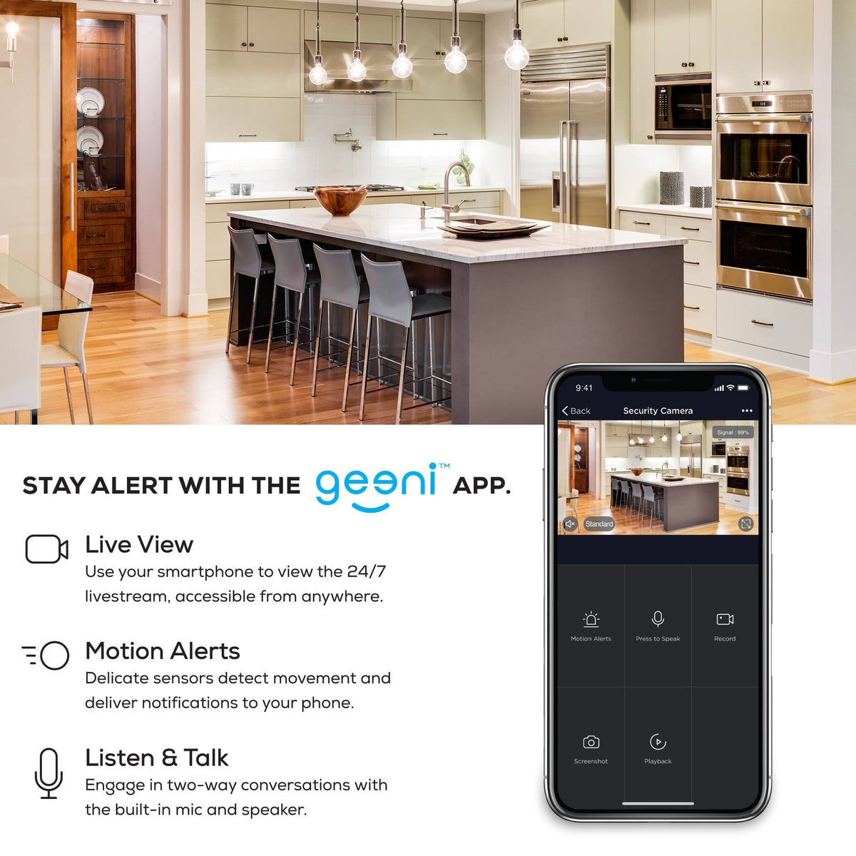 HD 1080p Smart Wi-Fi Security Camera (2-Pack) B7905