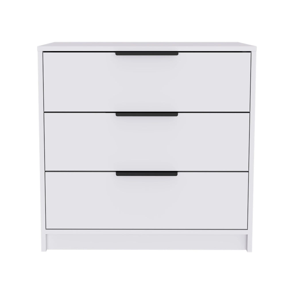Modern 3-Drawer Dresser White S693410
