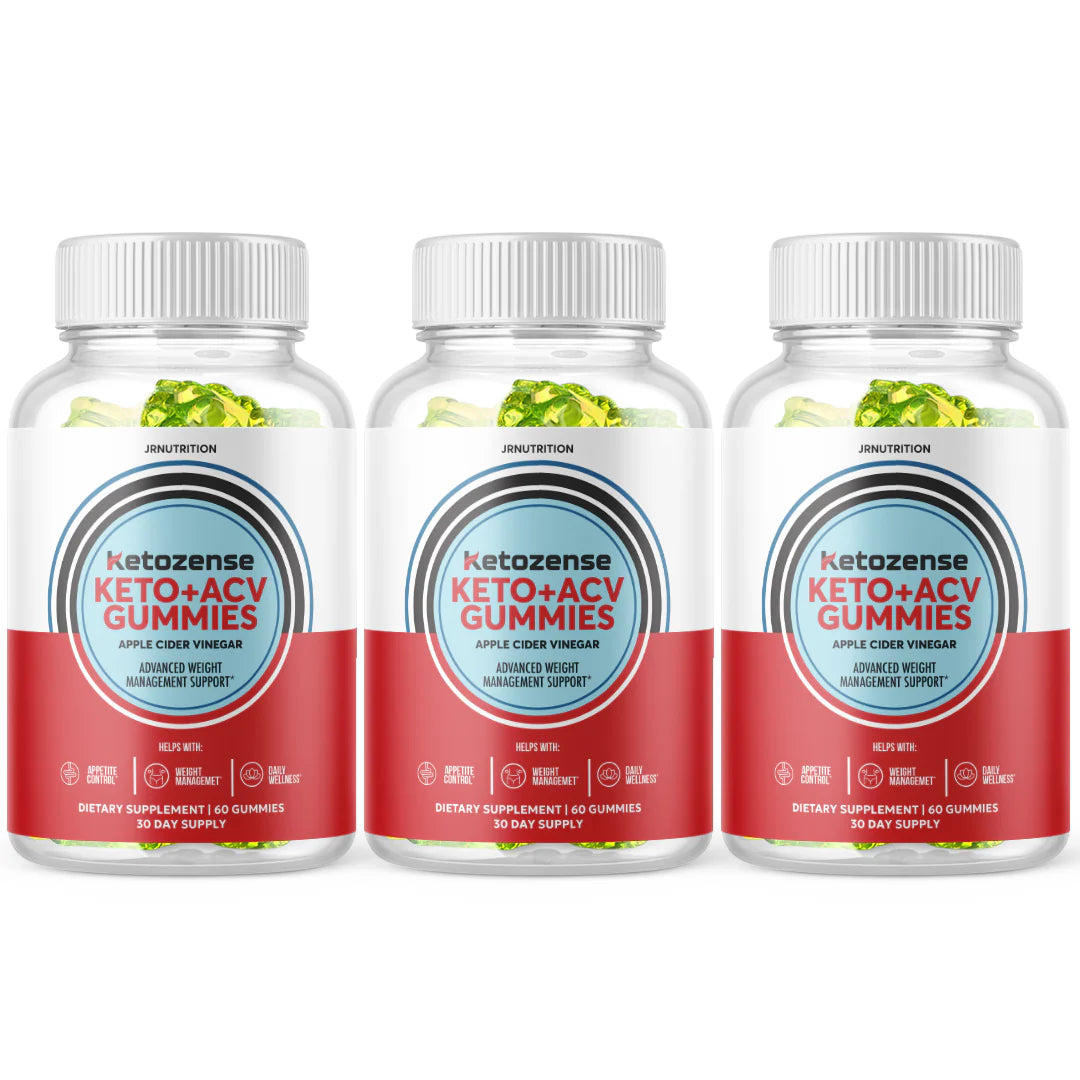 Keto ACV 1000mg Gummies 3 Bottles W257860
