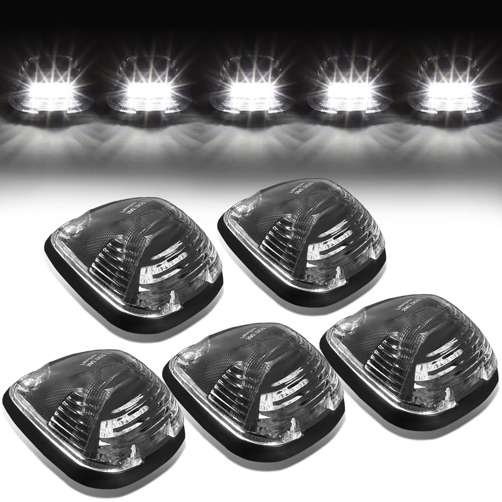 5 X LED Cab Roof Top Lights with Wiring Harness K199