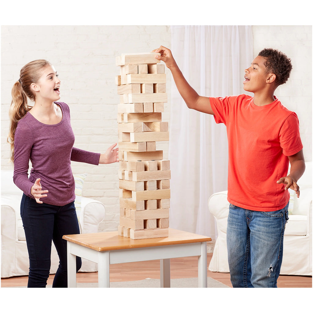 Wood Blocks Jumbling Tower Party Game B7335