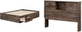 Full Mates Bed with Bookcase Headboard Z431
