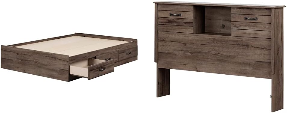 Full Mates Bed with Bookcase Headboard Z431