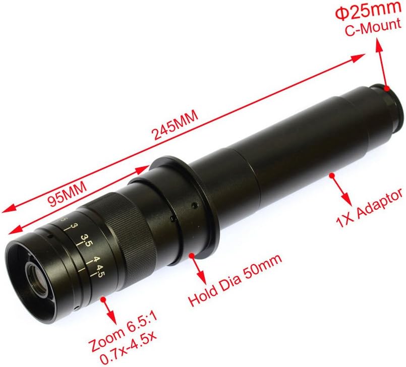 14MP HDMI USB Digital Industry Video Microscope Camera Set with C-Mount Lens B9921