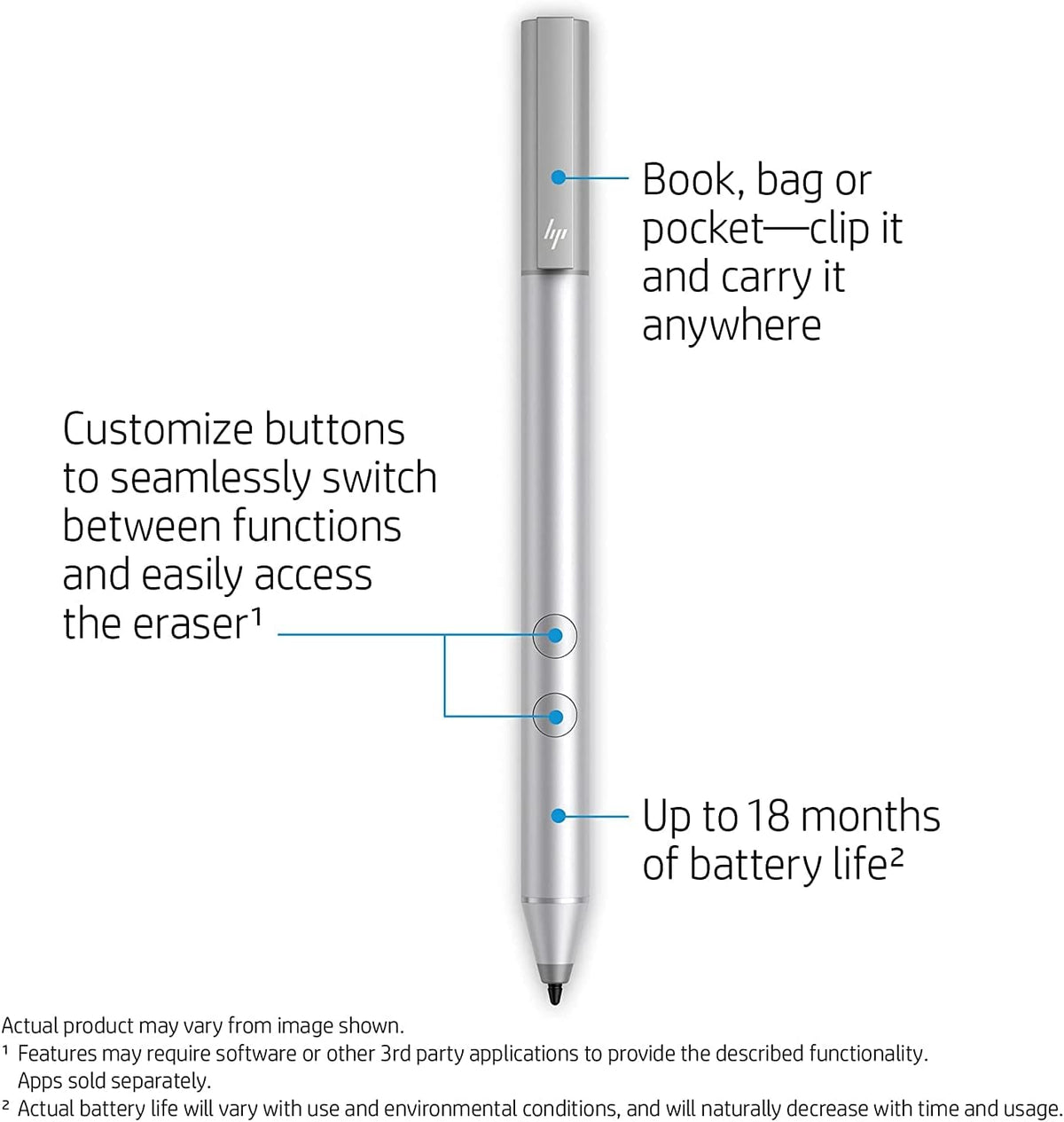 2 Pack HP Stylus Pen Y845259
