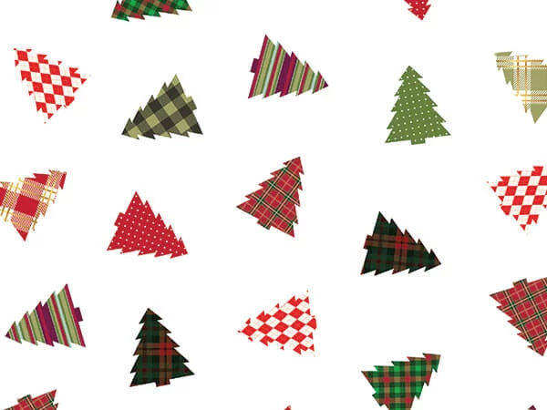 Plaid Trees Cello Roll 30" x 100' F470