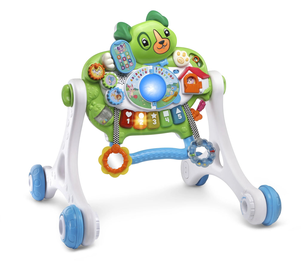 Green 3-in-1 Baby Walker Gym Floor Play Toy E8010