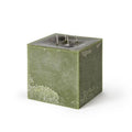 Dark Green Square 4-Wick Solid Pillar Candle W689226