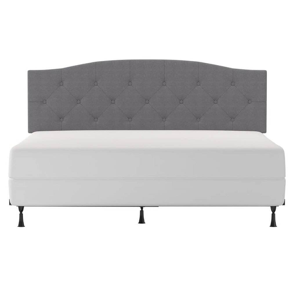 King Cal King Upholstered Headboard in Glacier Gray Fabric Q661720