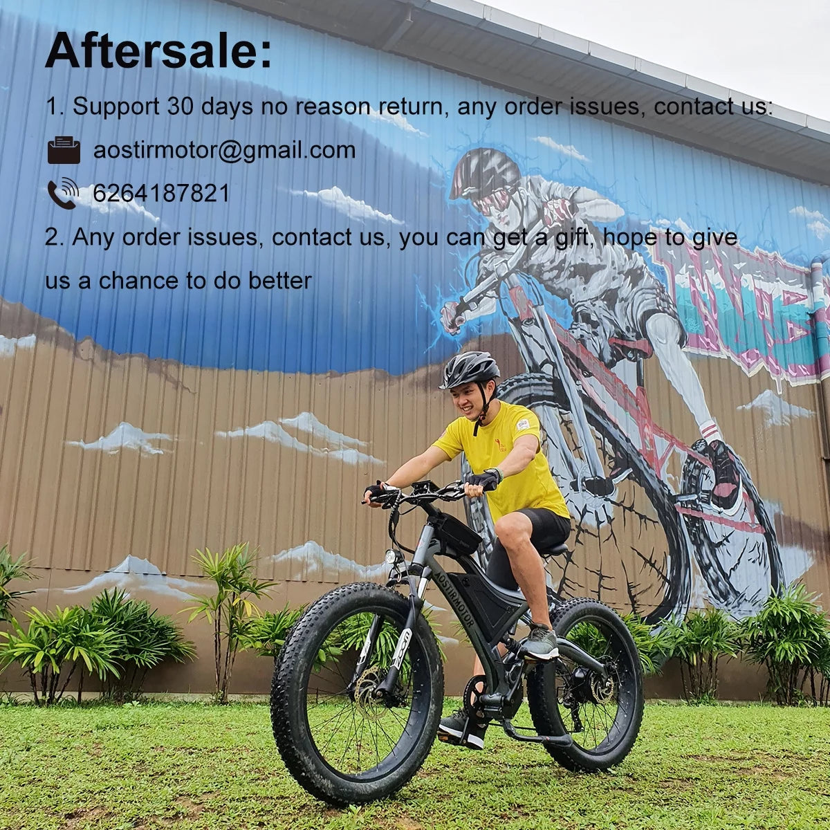 750W 48V 15Ah Fat Tire Electric Mountain Bike U76438