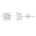18K White Gold Diamond Stud Earrings V26620