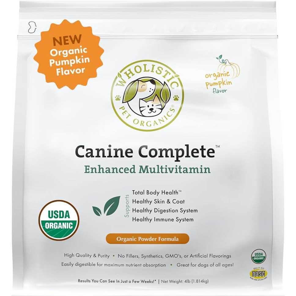 Organic Pumpkin Supplement for Dogs R4678