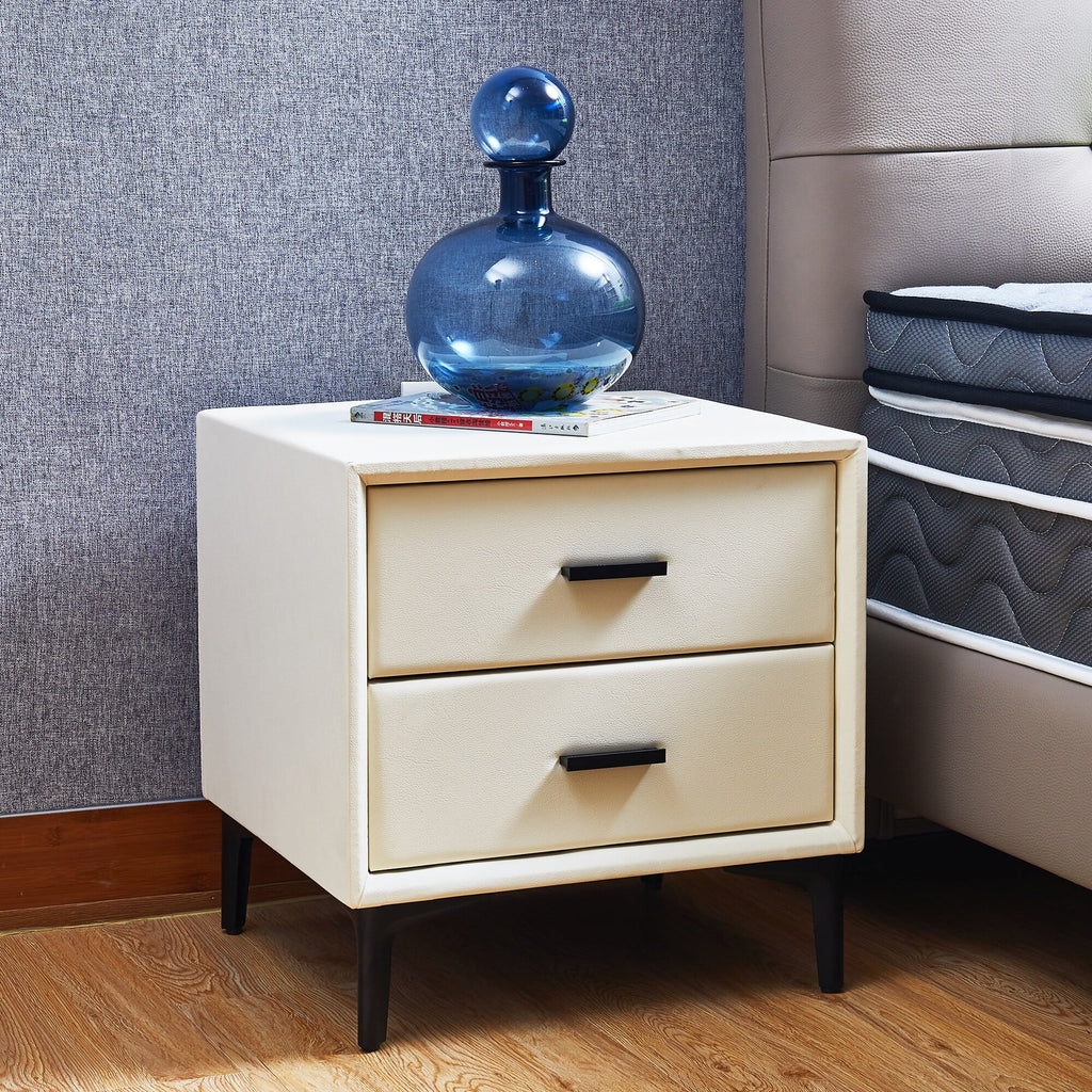 Blue-gray 2 Drawer Nightstand C41347