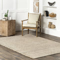 Jute Blend Area Rug, 6' x 9', Natural X481