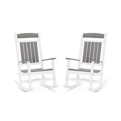 White Rocking Chair B4719