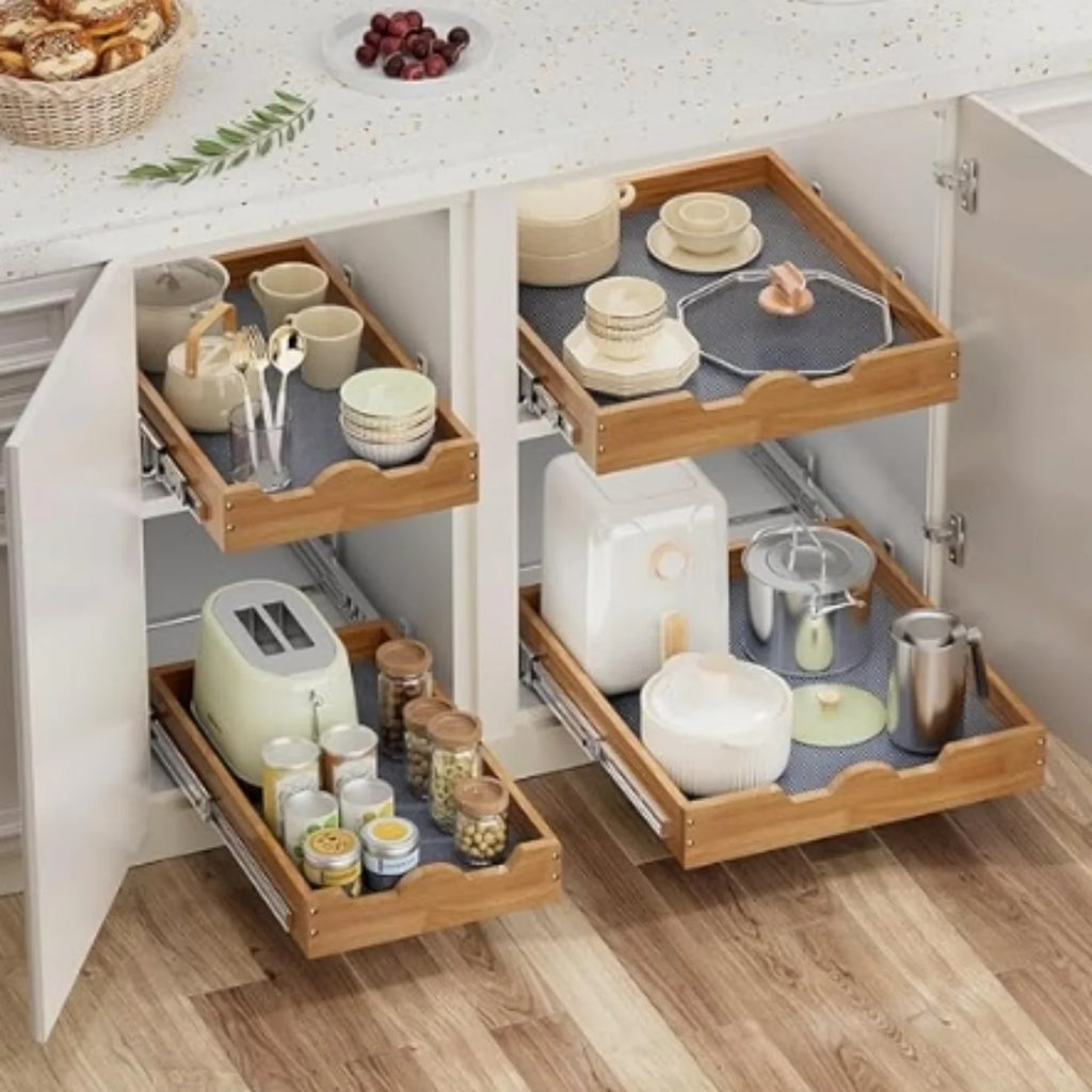 20W x 21D Slide Out Wood Drawer Shelf M3445