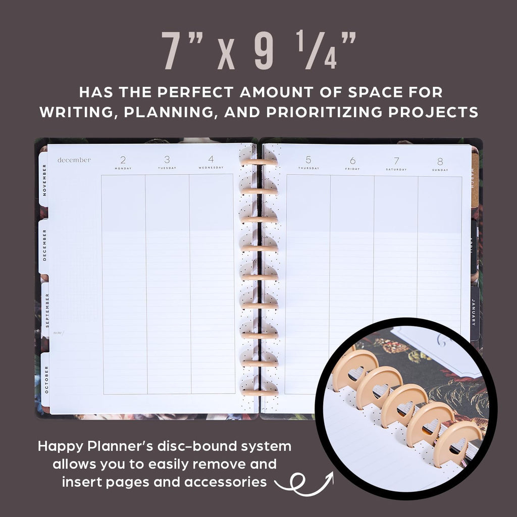 12-Month Academic Planner, Classic Size, Vertical Layout, 7" x 9 1/4" S905386