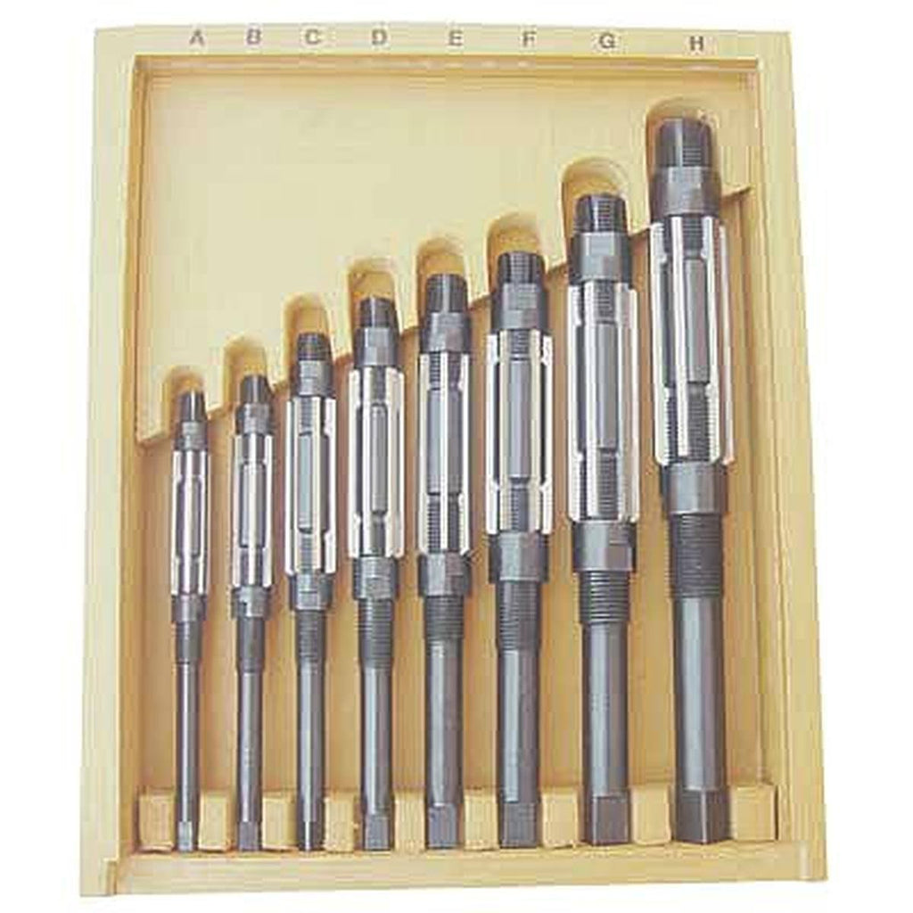 Adjustable Hand Reamer Set, HSS, 8 Pcs N67471