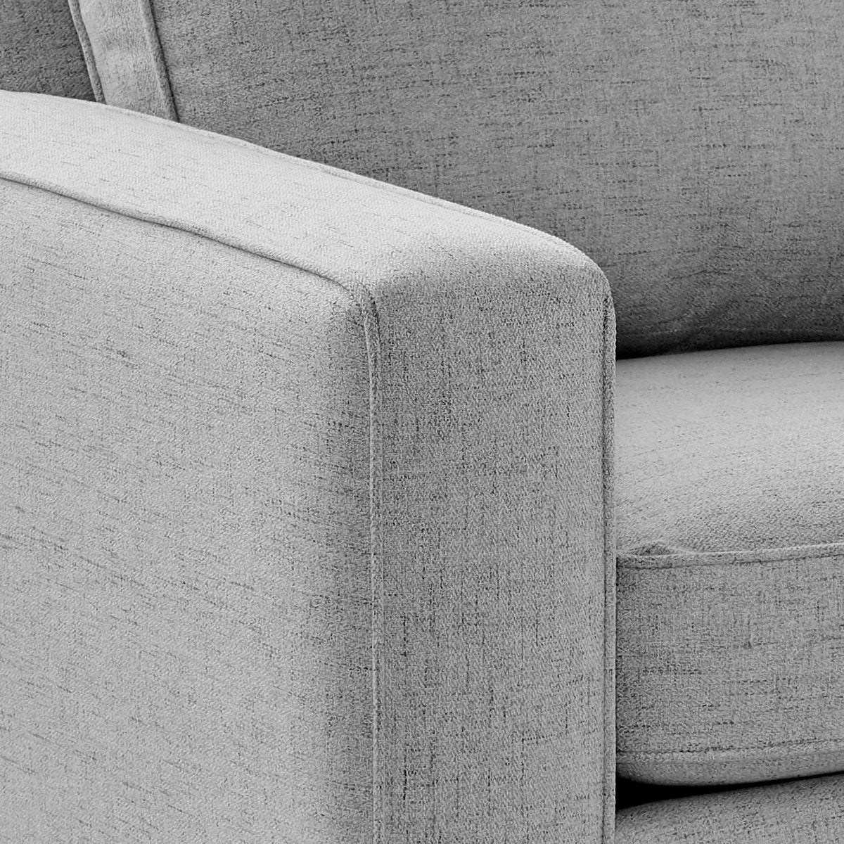 Gray Wood & Fabric Sofa and Loveseat Set of 2 N266