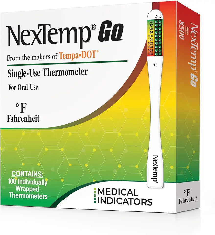 Single-Use Disposable Thermometers 100-Pack H14907