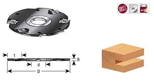 Insert Carbide Grooving w/Scorer 4mm x 180mm D x 1-1/4 Bore O308513