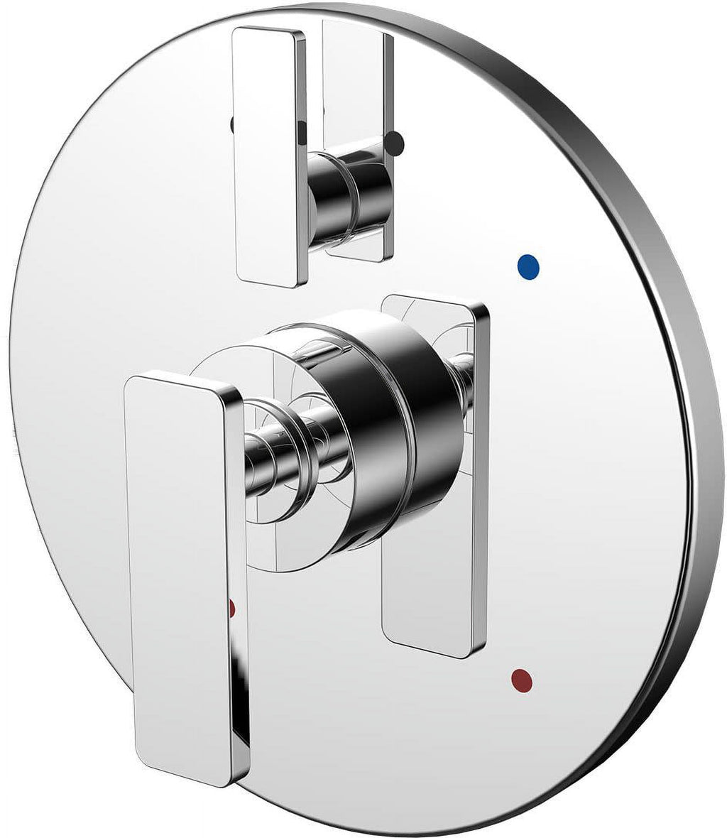 Chrome Diverter Shower Valve Trim Kit W984