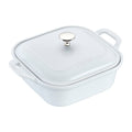 White Square Covered Baking Dish K391508