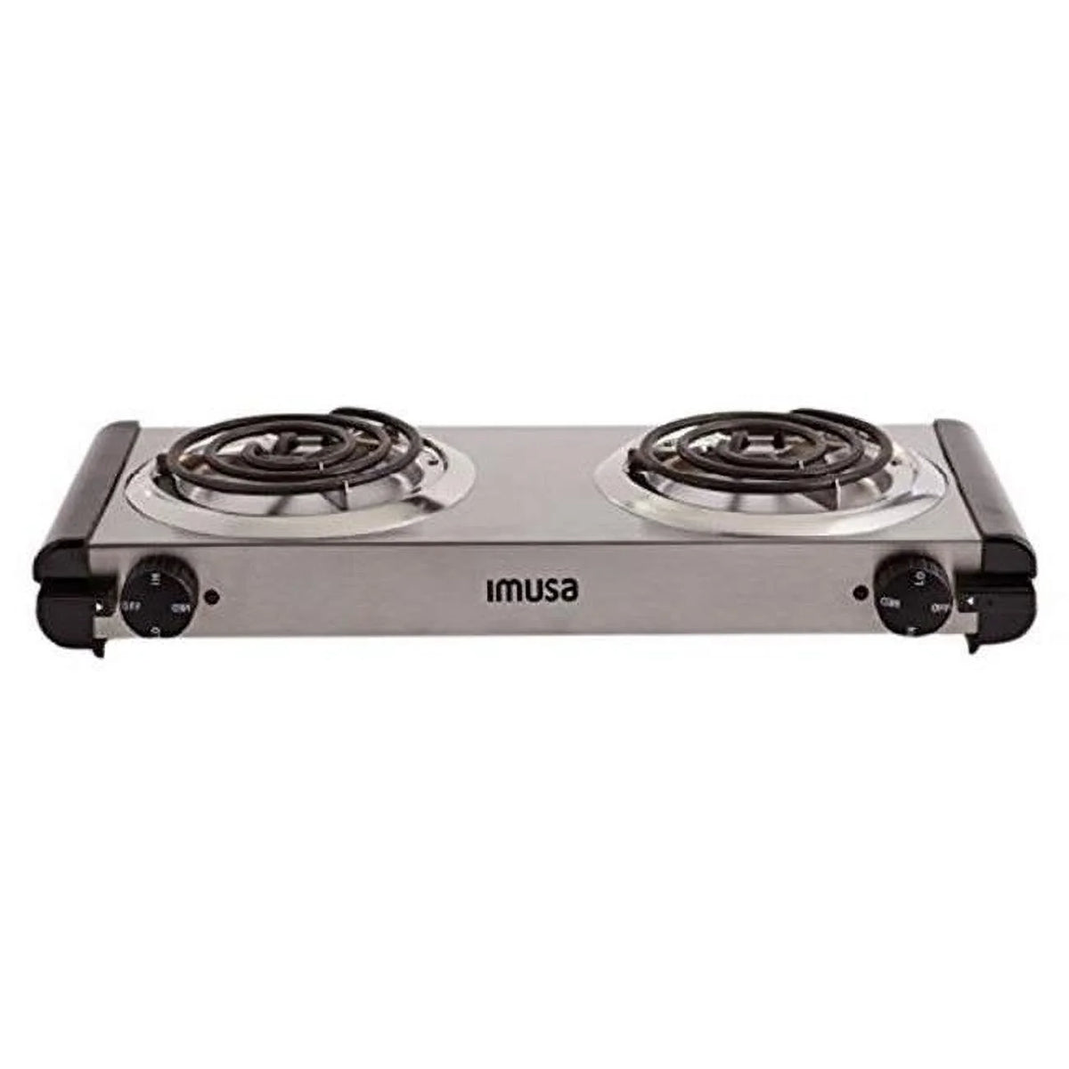 Electric Stainless Steel Double Burner S6244