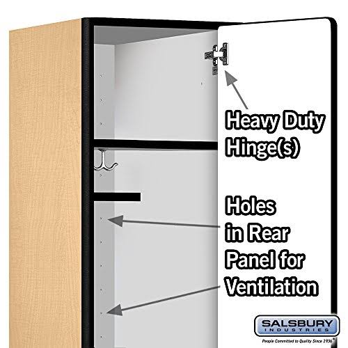 15x22 Wide Single Tier Wood Locker B1449