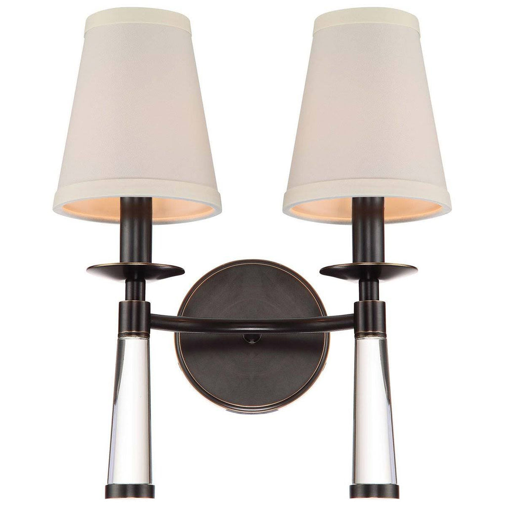 Polished Nickel 2 Light Sconce O7531