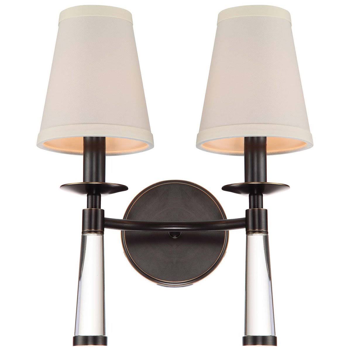 Polished Nickel 2 Light Sconce O7531