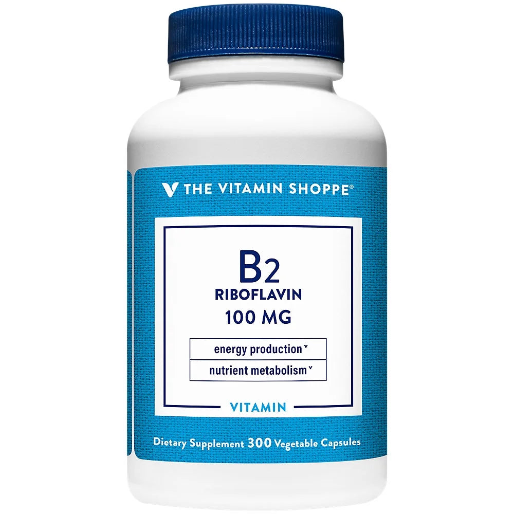 Vitamin B2 Riboflavin 100mg Gluten Free 300 Capsules O59979