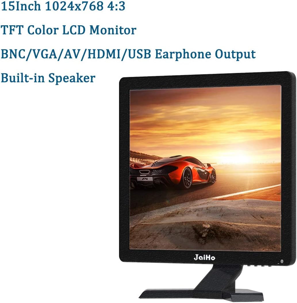 14 Inch LCD Security CCTV Monitor with VGA/HDMI/AV/BNC/MIC USB Ports S8550