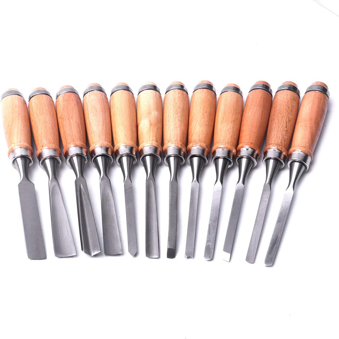 12pcs Wood Carving Chisel Gouges Set H5502