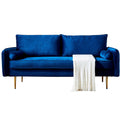 Blue Velvet Sofa Q651185