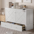 Queen Murphy Bed with Storage Drawers O350405