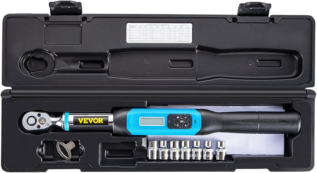 3/8 Drive Digital Torque Wrench with Socket Set & Case S630121