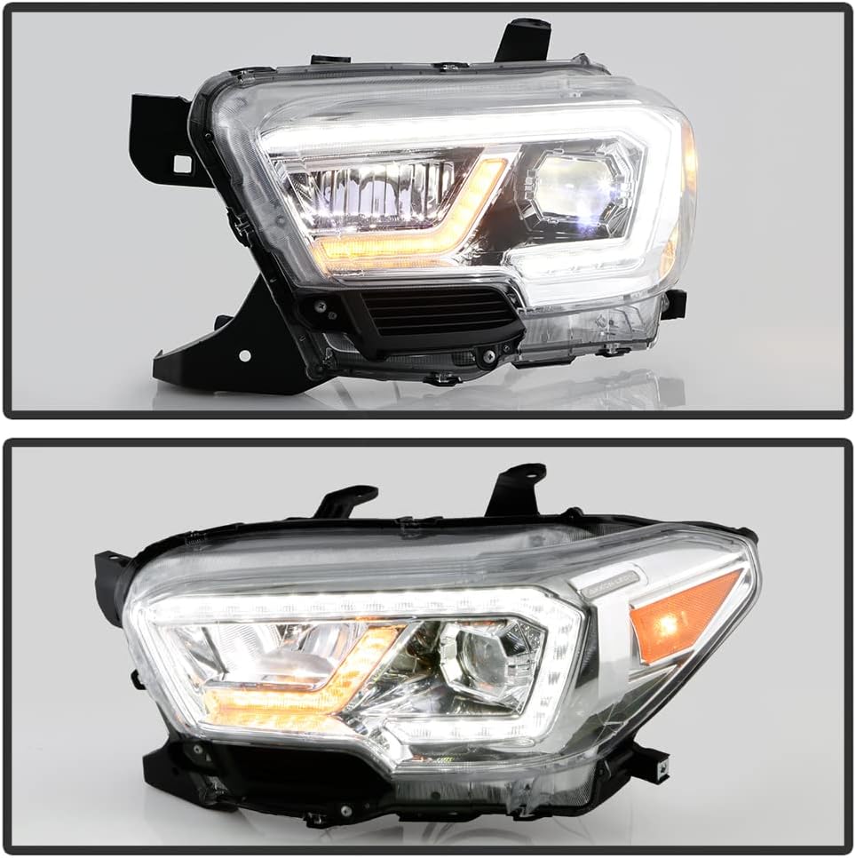Chrome LED Projector Headlights C272