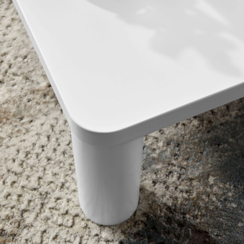 Cream White Square Coffee Table E42194