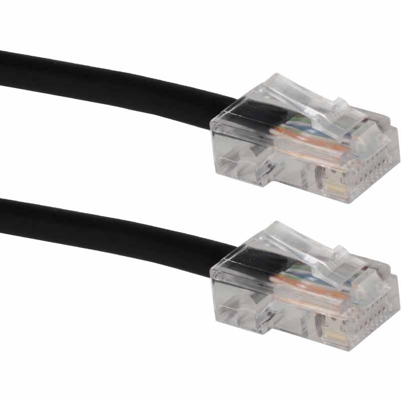 150ft Cat6 Solid Patch Cord Black T1890