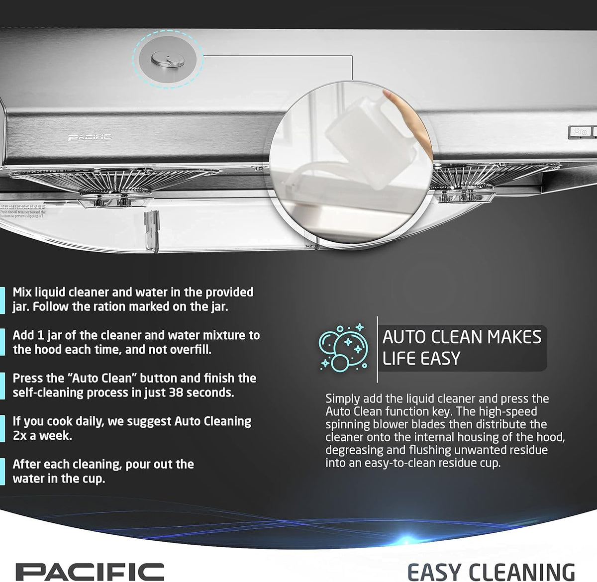 30 Inch Under Cabinet Range Hood with 900 CFM Suction M4685
